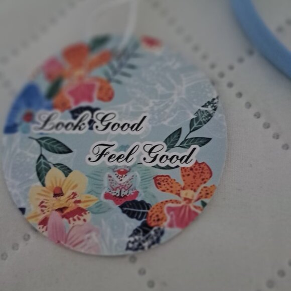 Binlowis V-Neck Push up One Piece Swimsuit Blue/Floral Print XL NWT - Picture 8 of 9